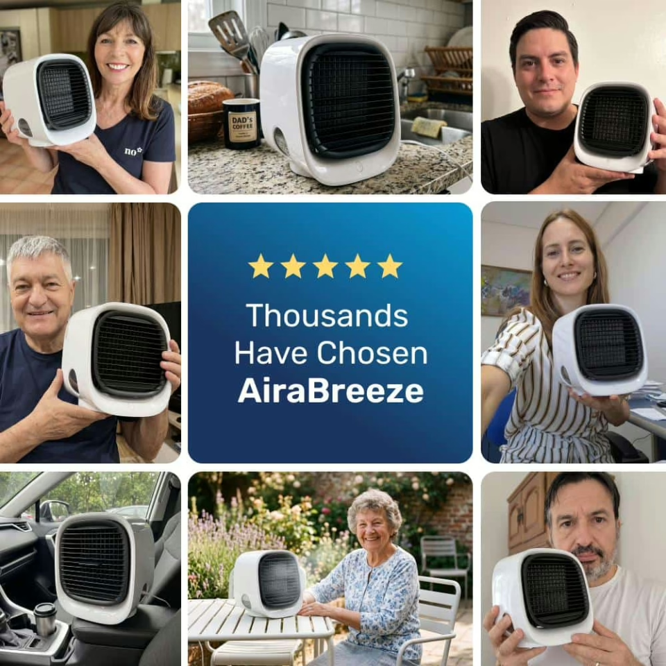 Happy AiraBreeze customers around the world